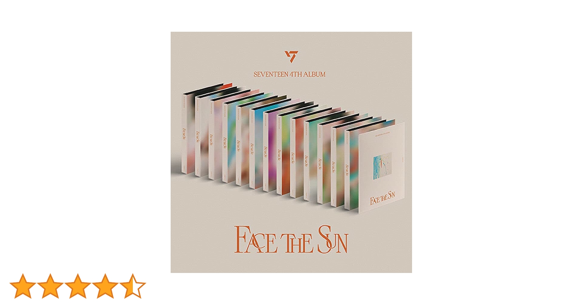 Amazon.co.jp: SEVENTEEN FACE THE SUN 4th Album ( CARAT - HOSHI Ver